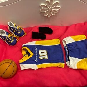 American Girl 2015 Retired Truly Me Blue Basketball Outfit Set